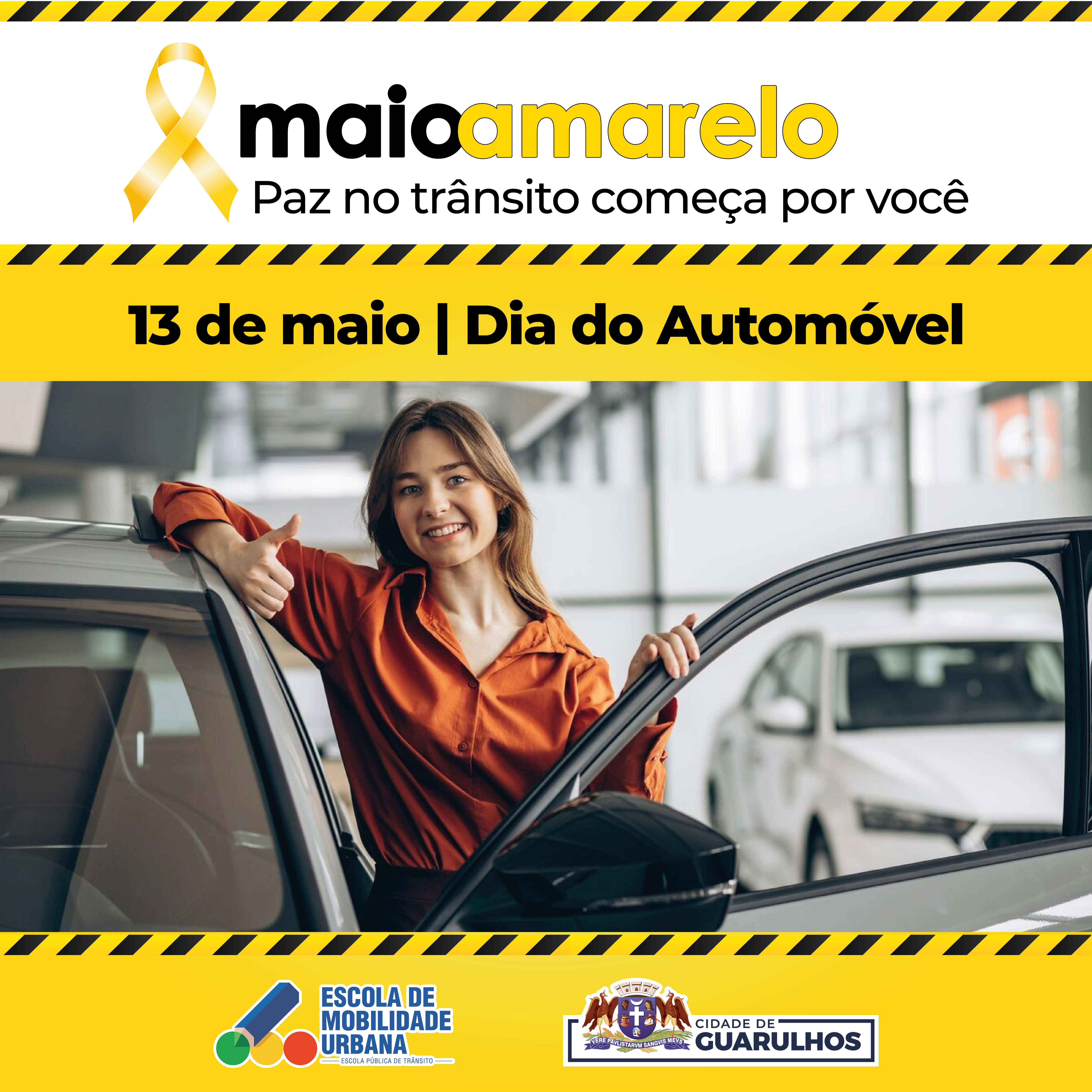 Maio Amarelo - 13 de Maio - Dia do Automóvel