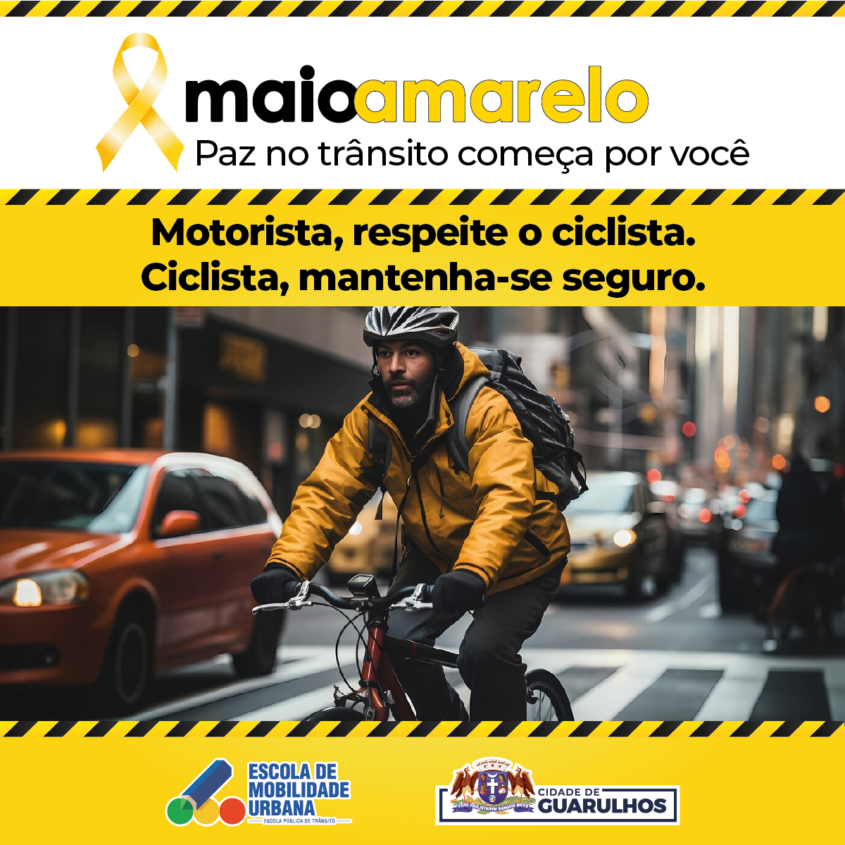 Maio Amarelo - Respeite o Ciclista