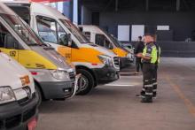 Vistoria das vans do Transporte Escolar Gratuito