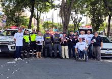 Com o tema "Se beber, não dirija", a atividade teve como objetivo conscientizar motoristas
