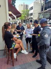 Ação educativa com foco na segurança viária durante o período de Carnaval