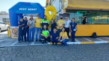 Evento em empresa de ônibus 