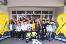 Todos os presentes em solenidade de abertura do Maio Amarelo 2023