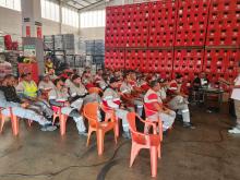 palestra no Centro de Distribuição de Bebidas do Grupo Petrópolis