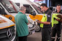 Vans Escolares passam por vistoria pela Prefeitura