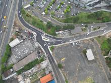 Entrega do acesso da rua José Sarraceni